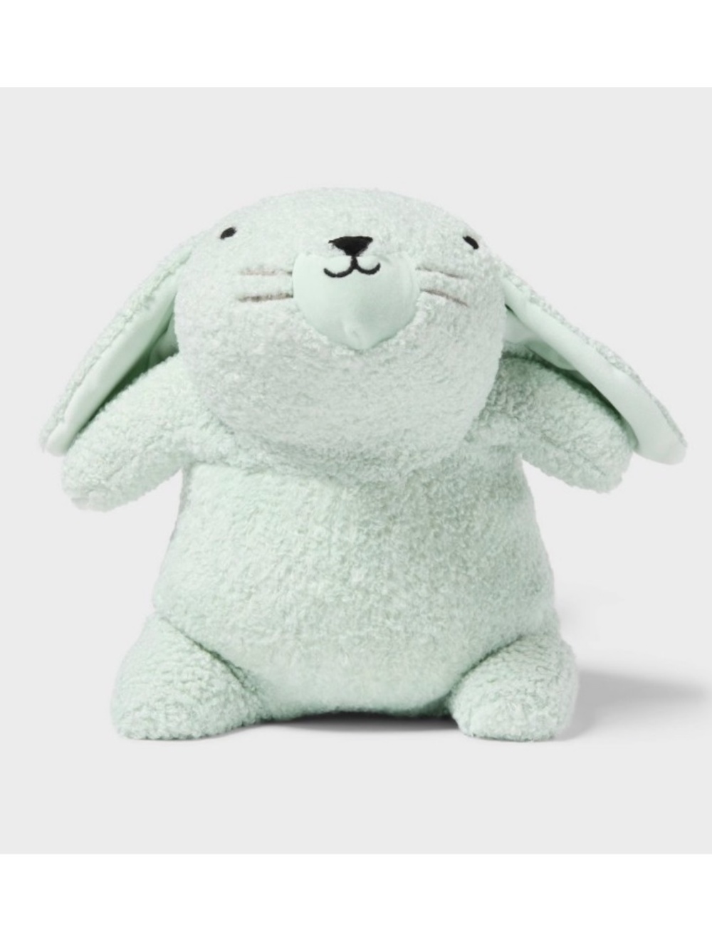 Mint Green Bunny Weighted Plush Throw Pillow - Pillowfort